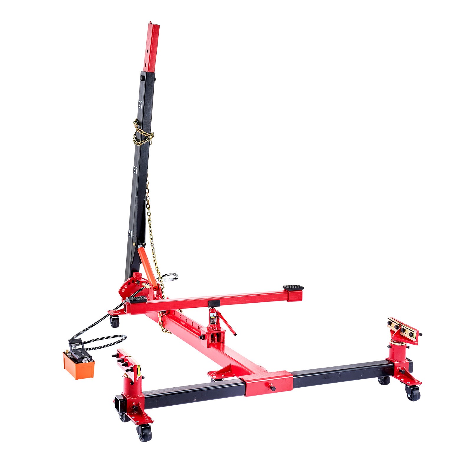 VEVOR Auto Body Frame Puller Straightener 6T Car Frame Machine 3T Airbag Jack