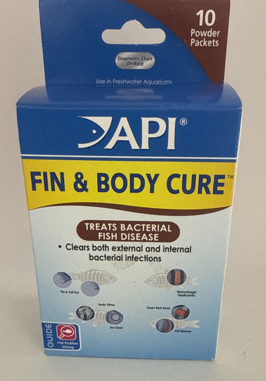 API FIN & BODY CURE Remedy Aquarium Tropical Fish  Bacteria Exp 2/27