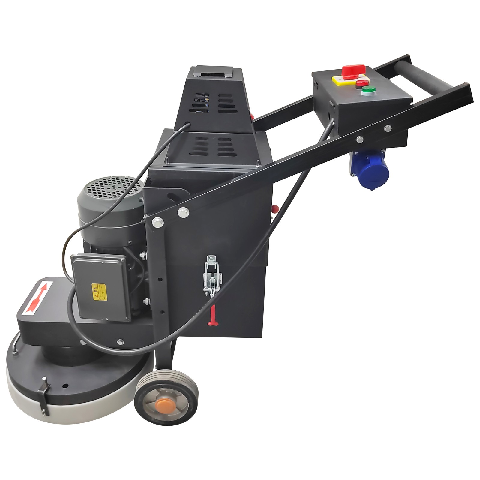 220V Concrete Floor Grinder Ground Polishing Machine w/5 Grinding Head Dust Free