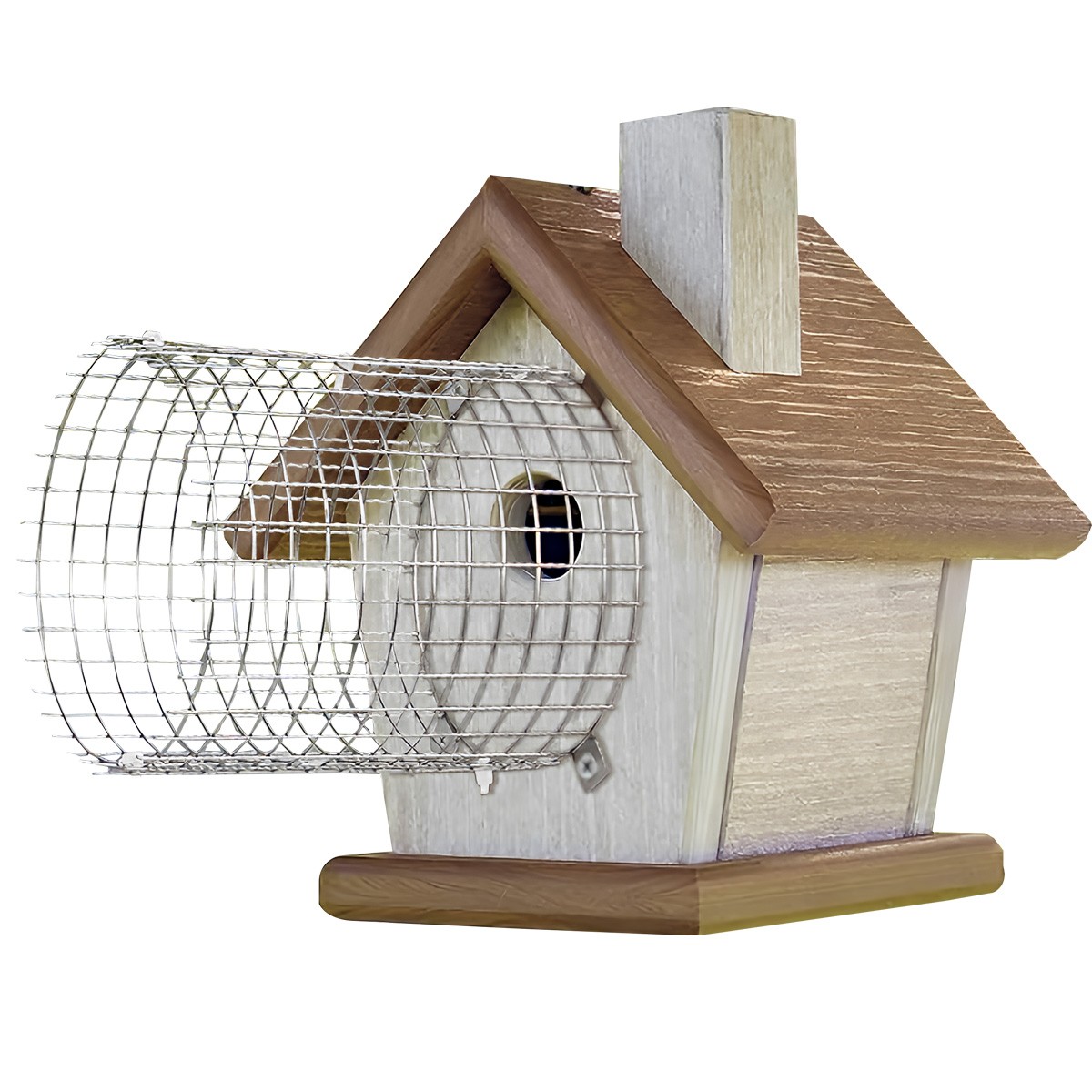2Pcs Bluebird House Predator Guards Strong Metal Wire Birdhouse Entrance Protect