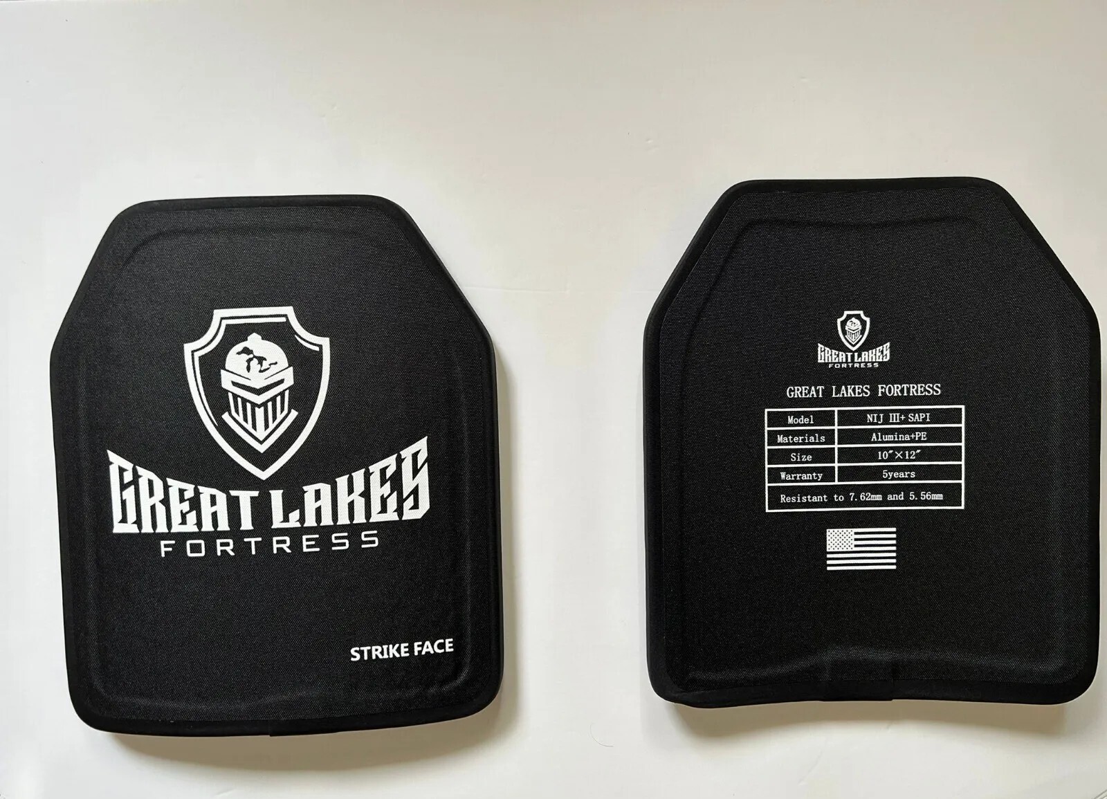 NIJ Level 3+ 10"X12" Stand-Alone Ceramic tactical Armor Plate, Multi-shot