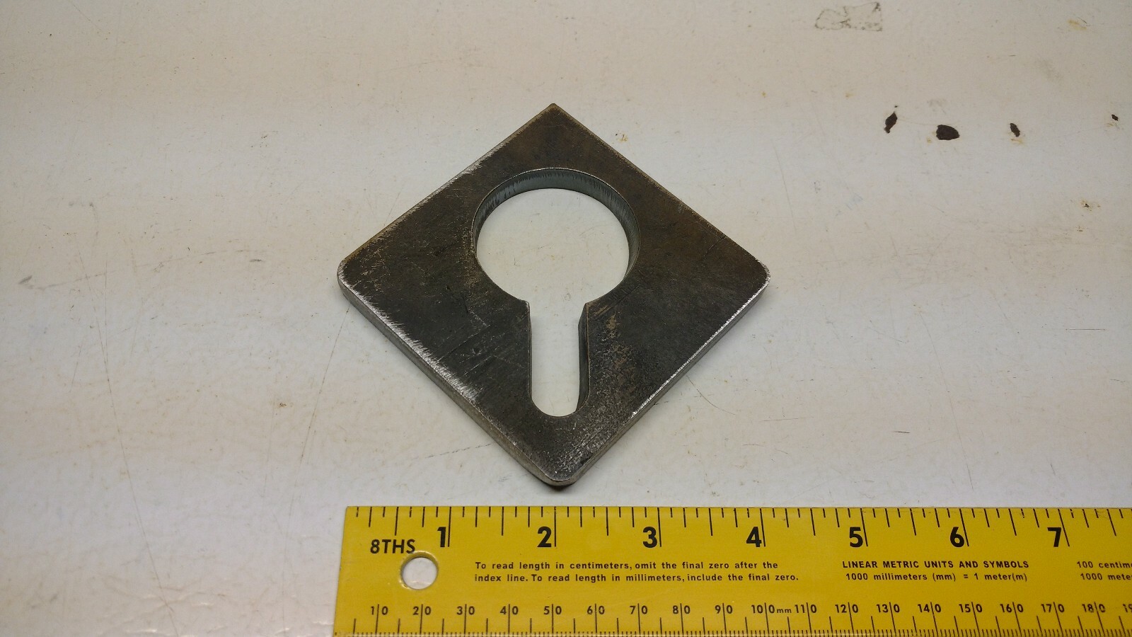 **NEW WELD ON STEEL BANJO EYE - FOR 3/8" CHAIN - TRAILER TIE DOWN - TOW STRAP**