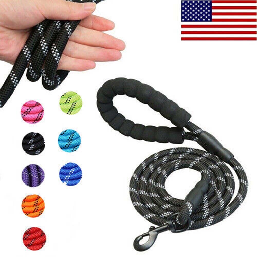 Pet Heavy Duty Rope Dog Leash with Padded Handle