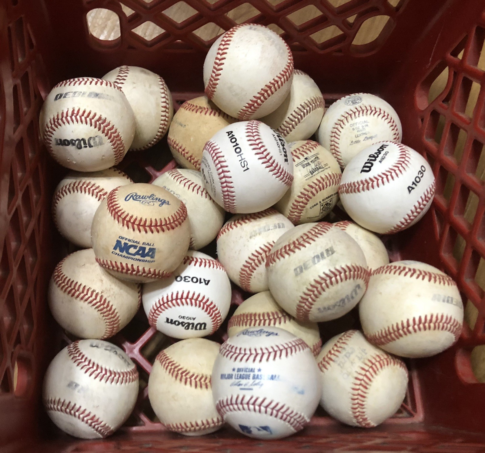 (24) All Good Leather Baseballs,Great For Practice,Same Day Free Priority Ship