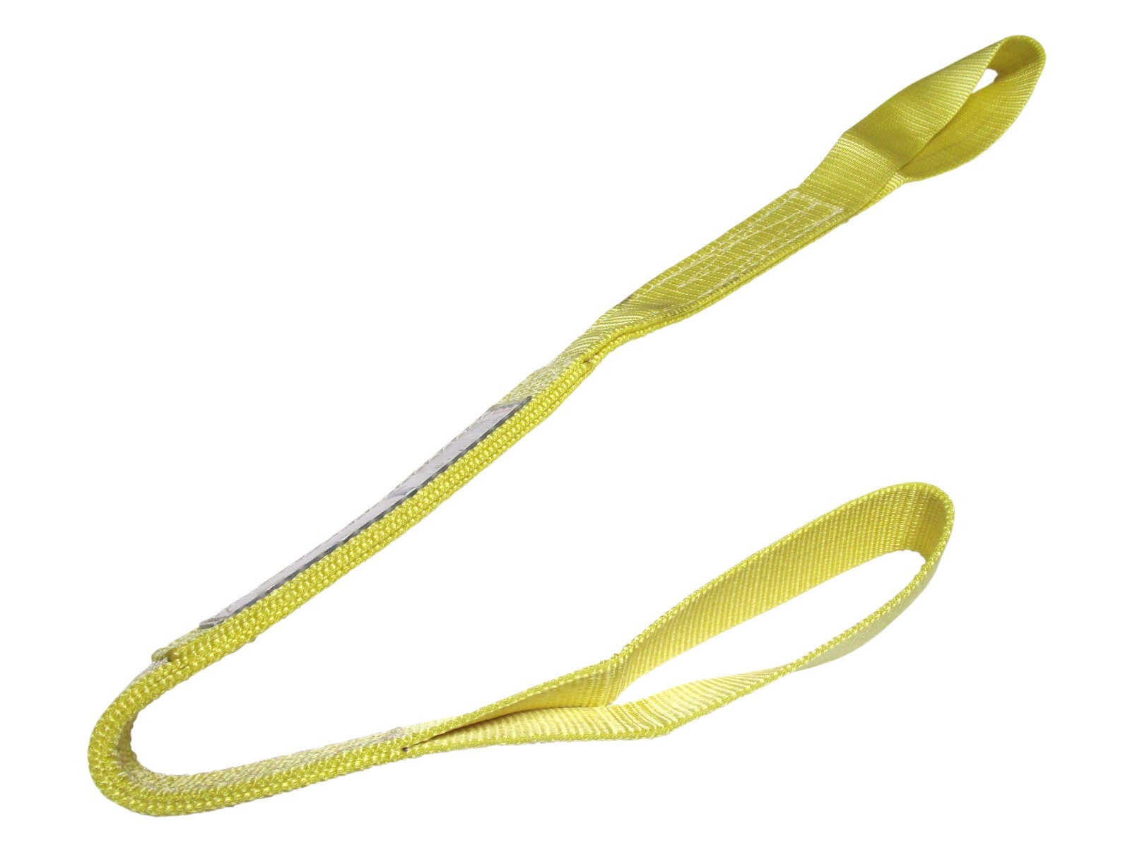 2" x 12 FT Web Sling Eye & Eye 2-ply Synthetic Lifting Tow Strap Choker (2 Pack)