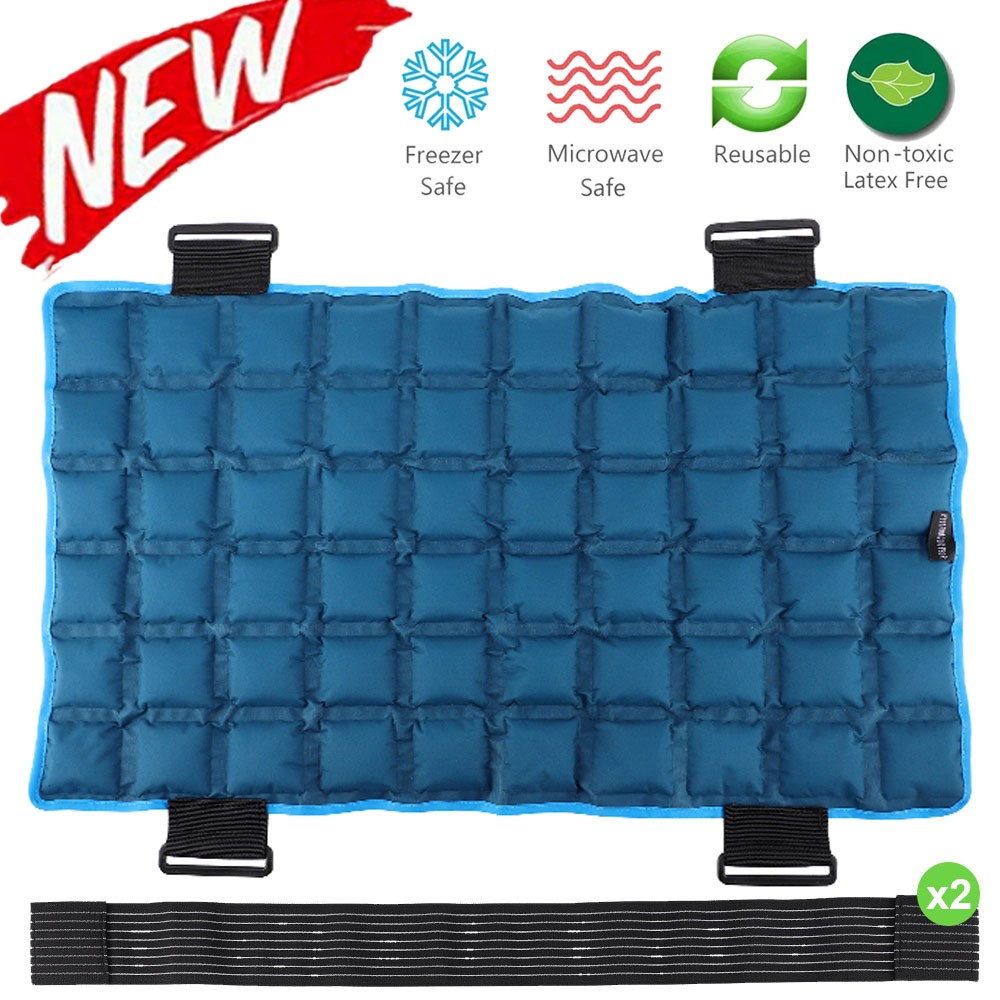 Hot Cold Pack Reusable Ice Gel Thereapy Pad for Pain Relief Extra Large 14"x23"