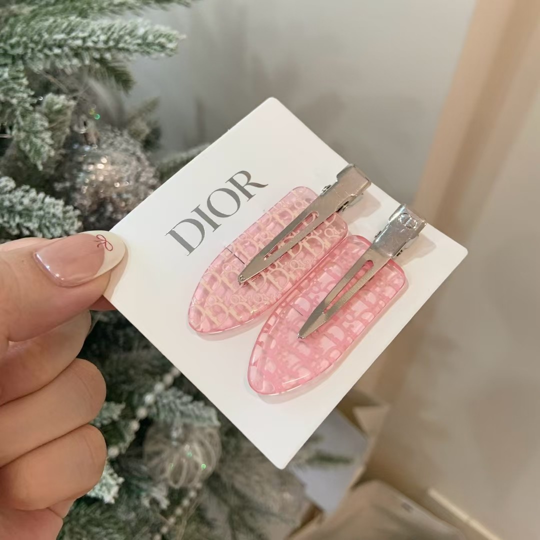 DiorBeauty Backstage Pink Hair Clips Get Ready 2 Piece Set Novelty GWP NEW