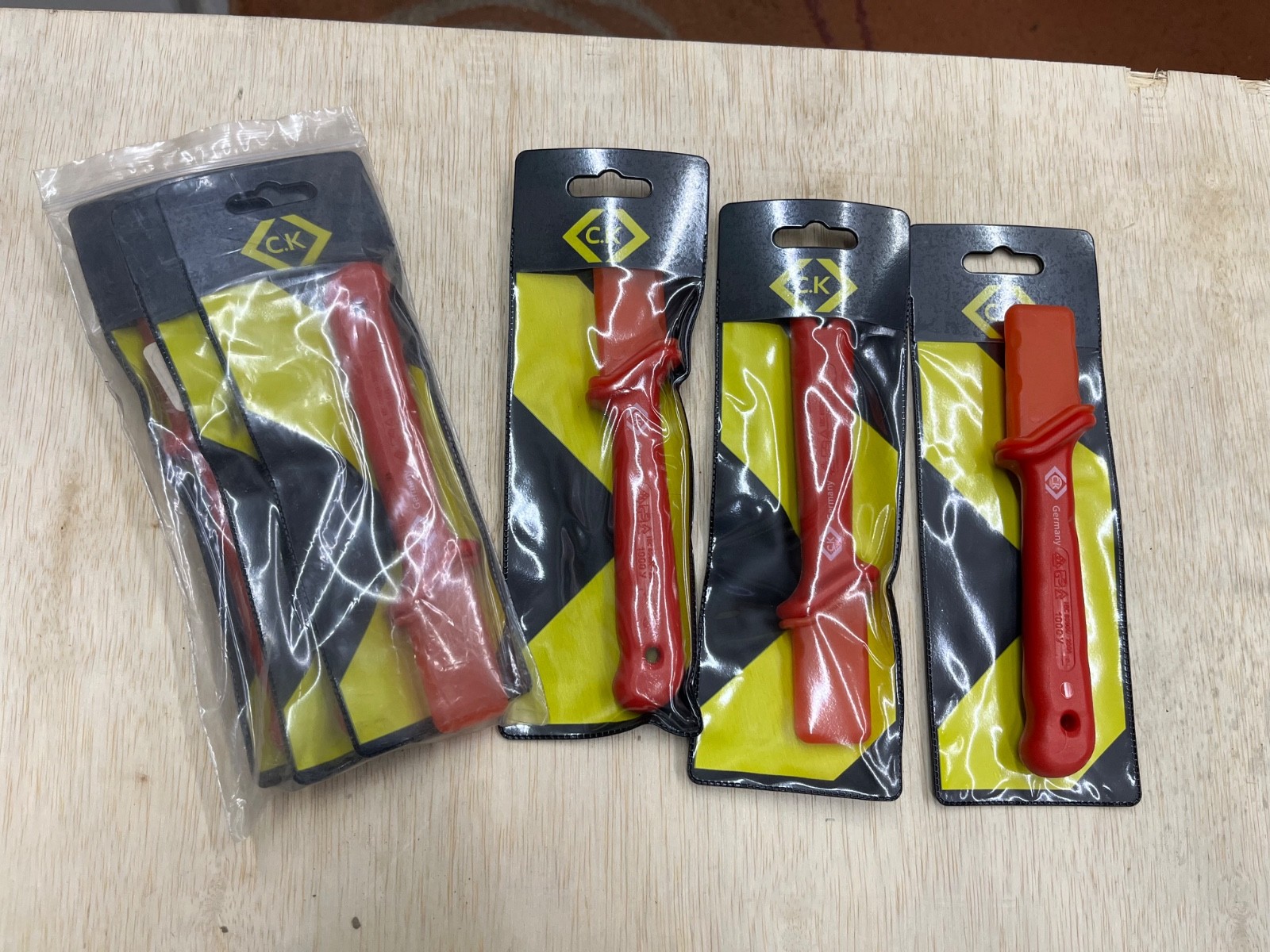 VDE 14309 Lineman Skinning Knife Straight Blade Cable Knife CK Germany