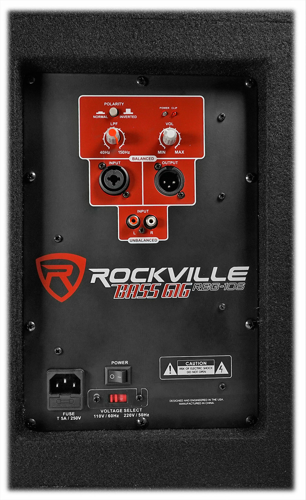 New Rockville RBG10S Bass Gig 10" 1200 Watt Active Powered PA Subwoofer DJ/Pro