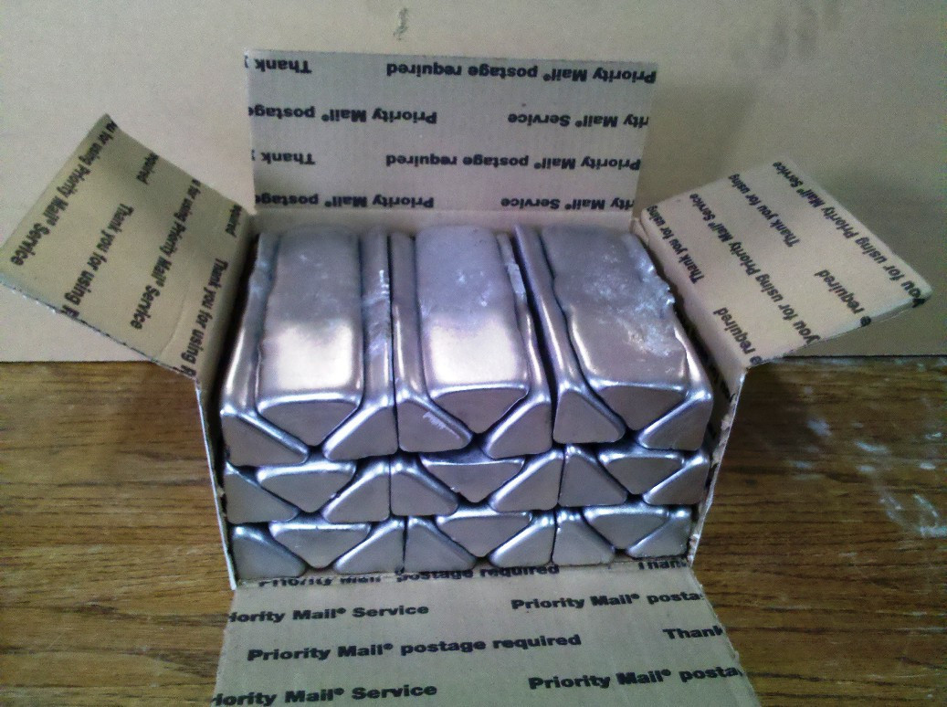 ALUMINUM INGOTS........ 42 + lbs Casting alloy Near 356