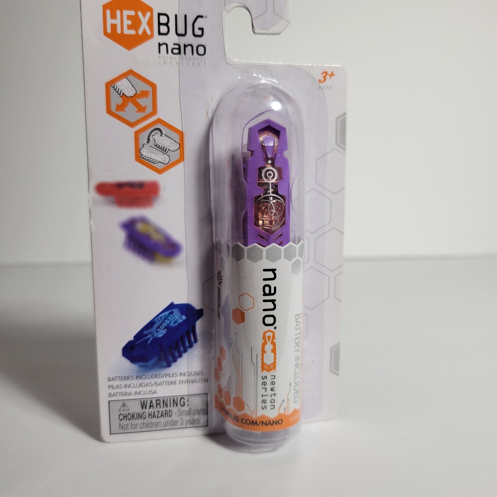 NEW ~ HexBug Nano Newton Series ~ Dark Purple ~ Micro Robotic Creature 477-2409
