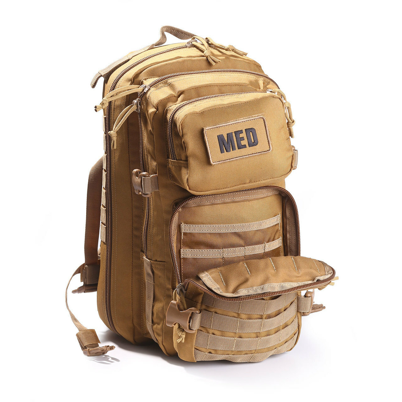 NEW Elite First Aid Tactical Medical EMS Trauma MOLLE Backpack Bag MEDIC RED