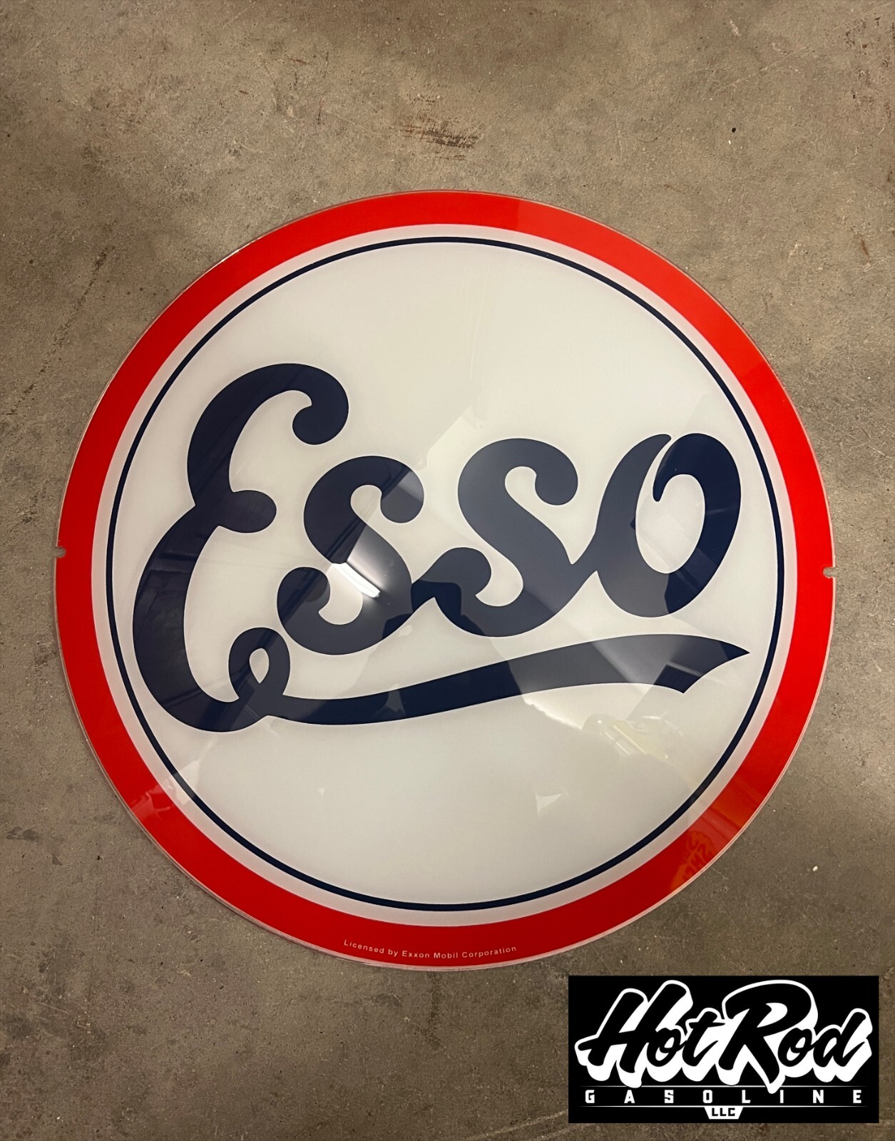 ESSO Script Reproduction 13.5" Gas Pump Globe Face / Lens