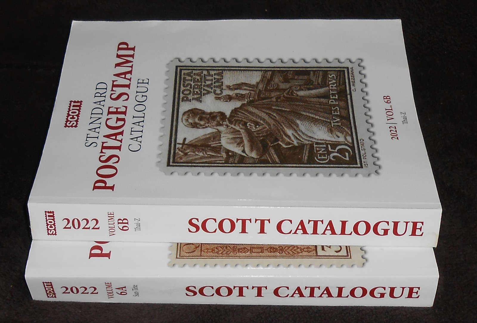 2022 Scott Postage Stamp Catalogue- Vol. 6A "San-Tete" & 6B "Thai-Z"