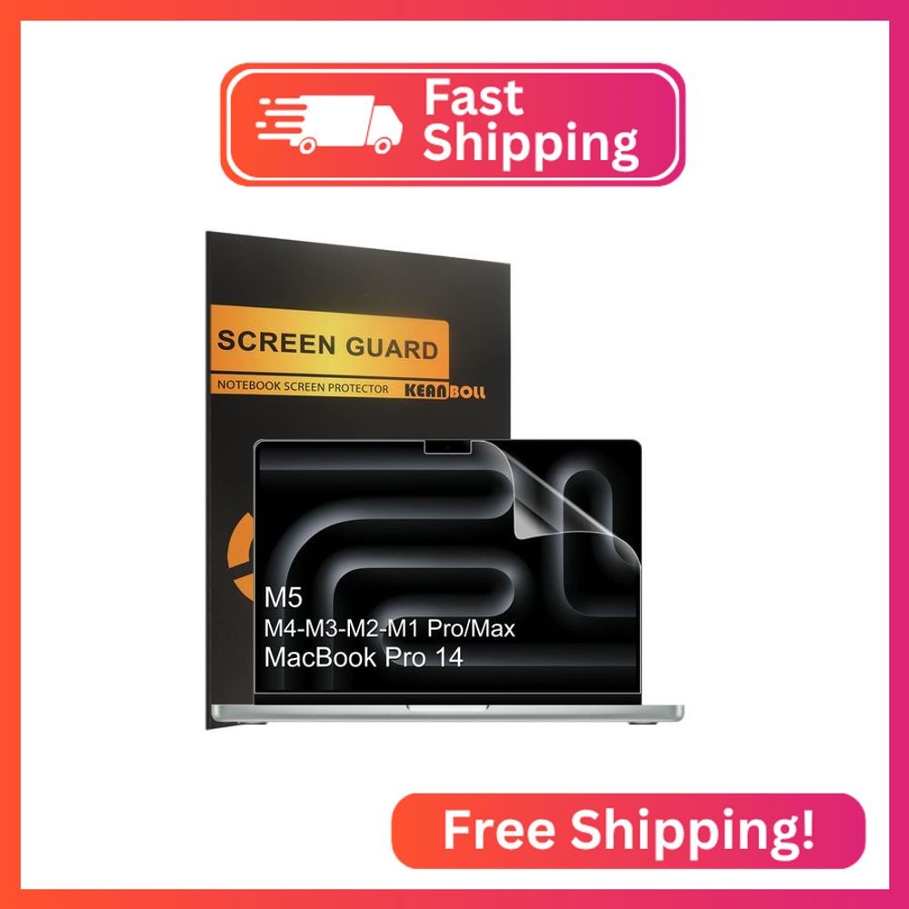 KEANBOLL 3 Pack Designed for MacBook Pro 14 Inch Screen Protector (2025-2021,M5,