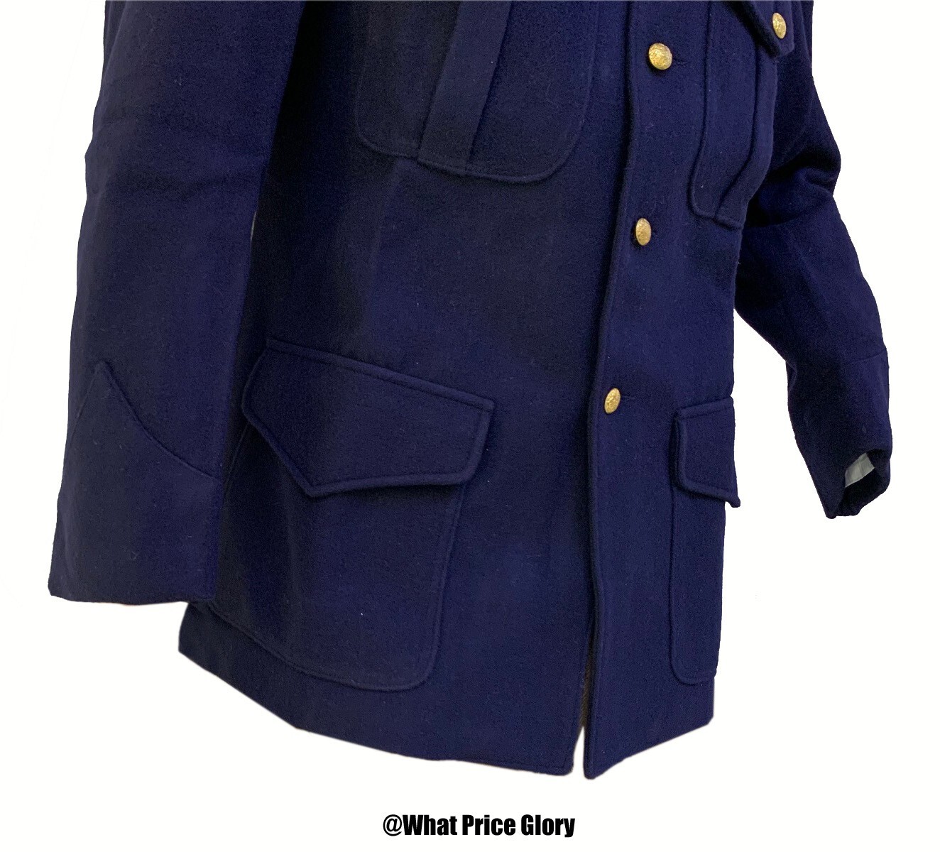 British Blue Wool Patrol Jacket