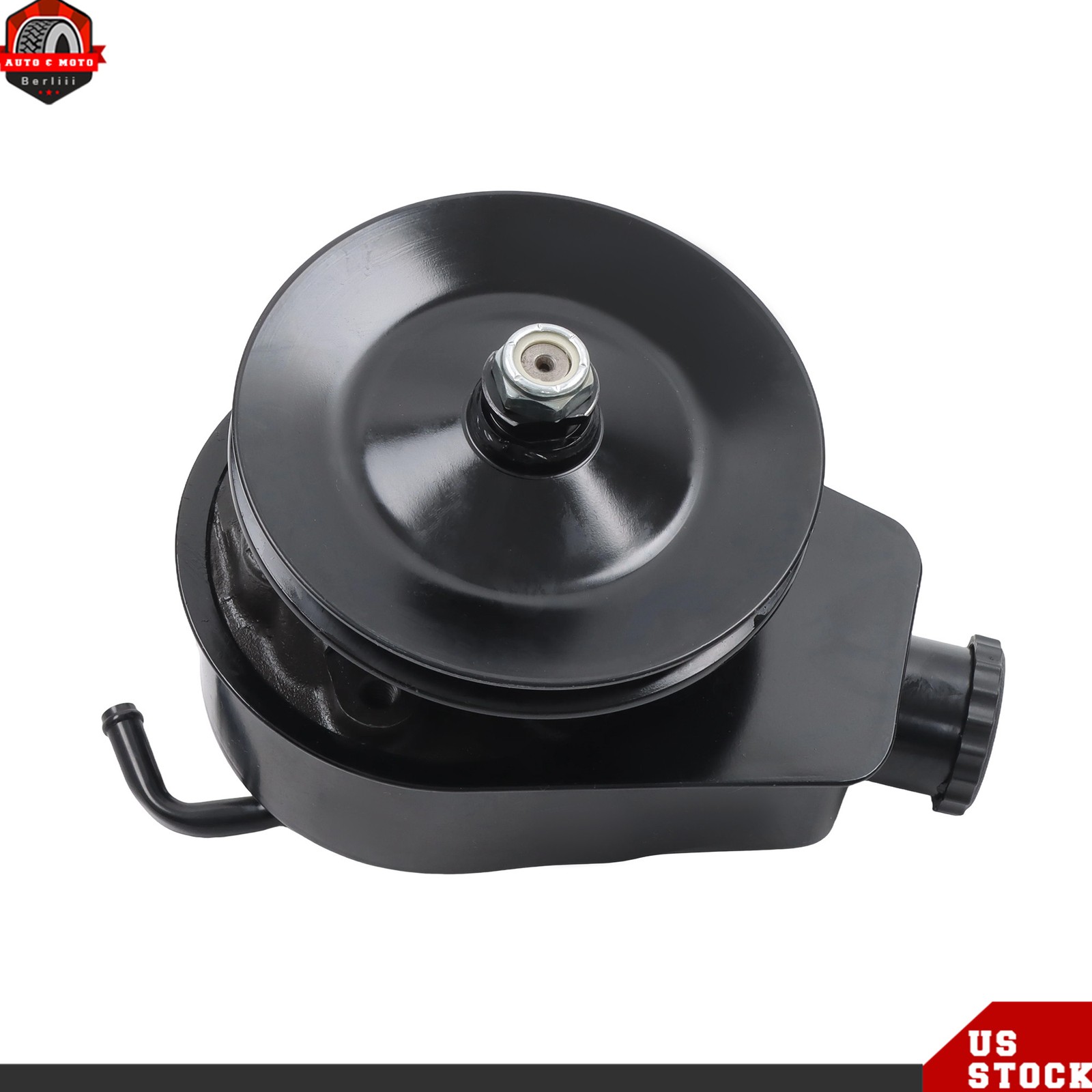 BBC SBC For Chevy 283 Saginaw Style Power Steering Pump w/ Single Groove Pulley