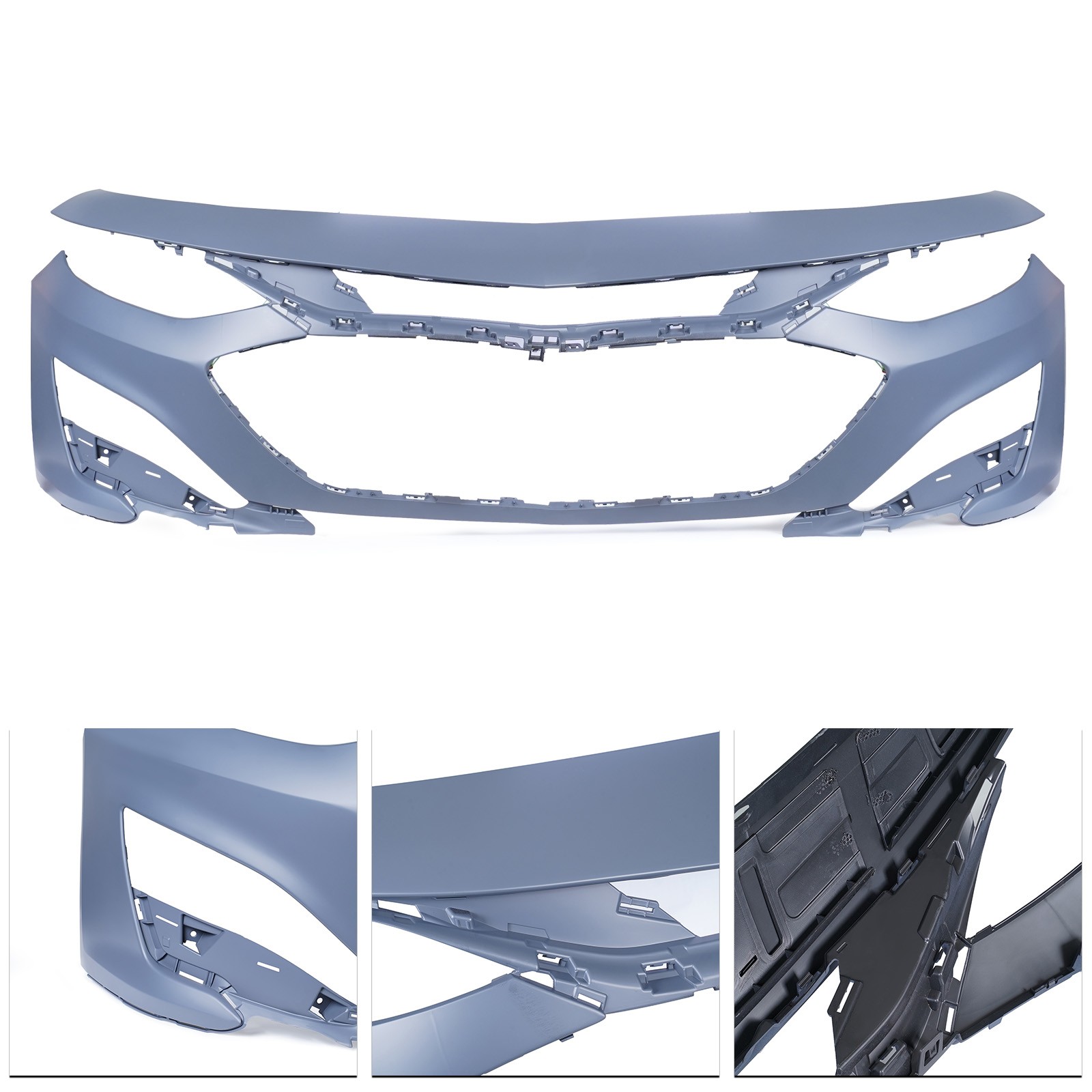 New Primed Front Bumper Cover For 2019 2020 2021 Chevrolet Malibu 84543709 19-21