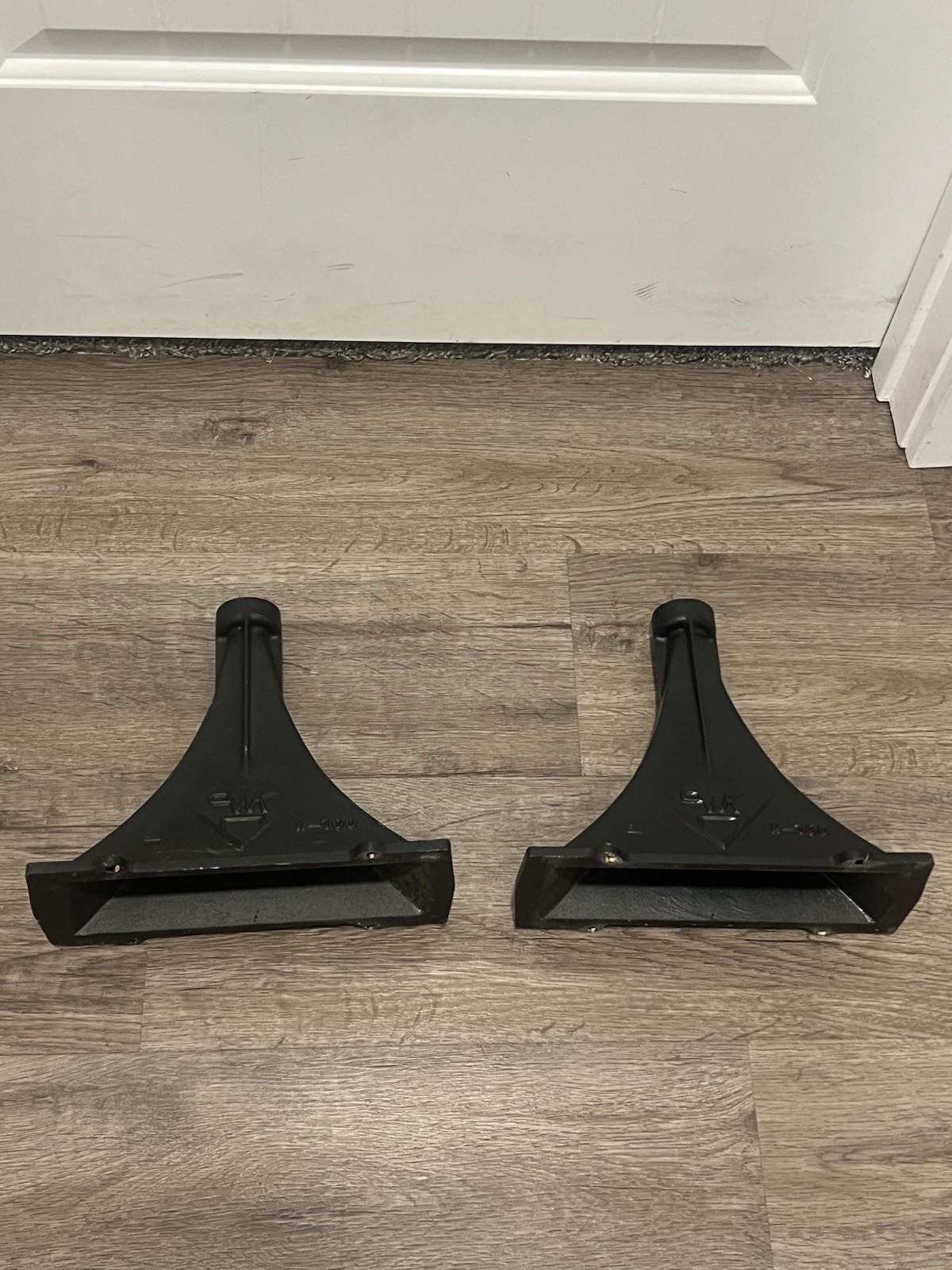 Vintage Rare Cast Klipsch K-700 K700 Midrange Metal Horns Set Pair 2