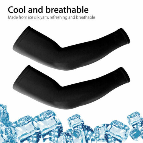 3 Pairs Cooling Arm Sleeves Cover UV Sun Protection Sports Outdoor For Men Women