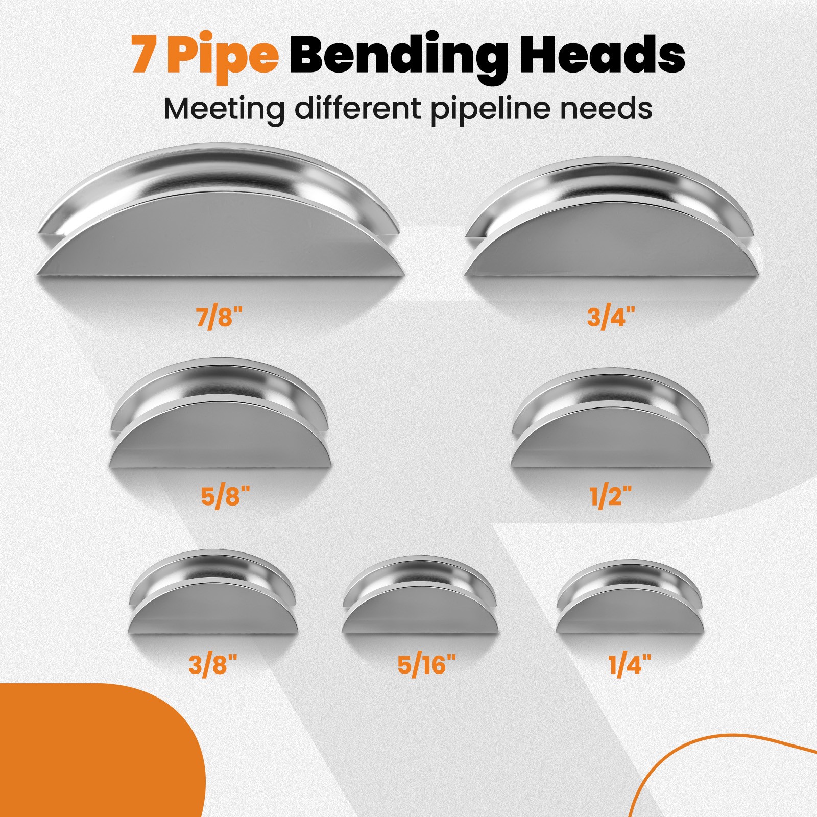 Ratcheting Pipe Tube Bender Reverse Bend 1/4"-7/8" Ratchet Copper Pipe Tool QME