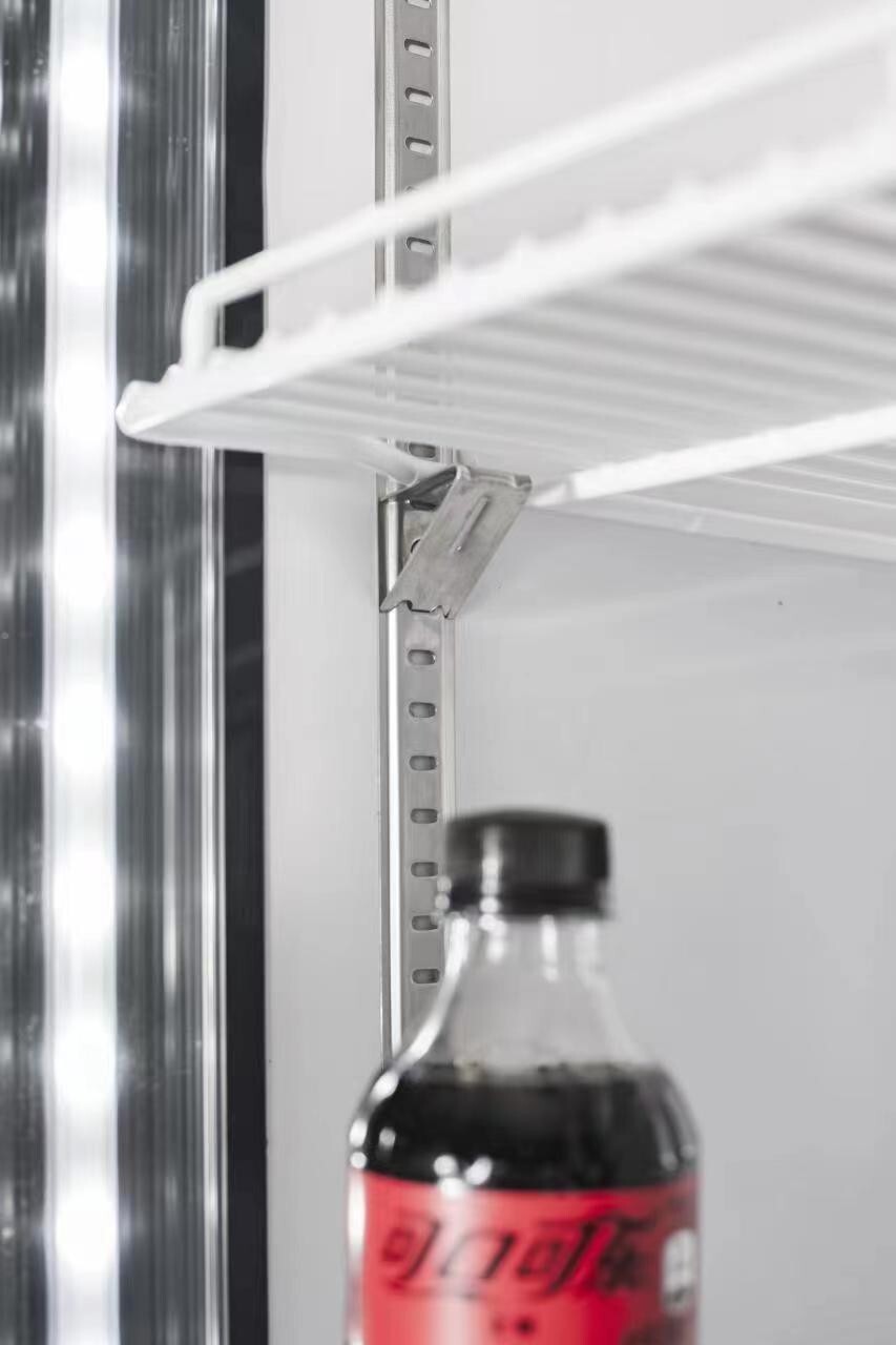 Fricool 2-Glass Door Merchandiser Refrigerator Beverage Cooler NEW