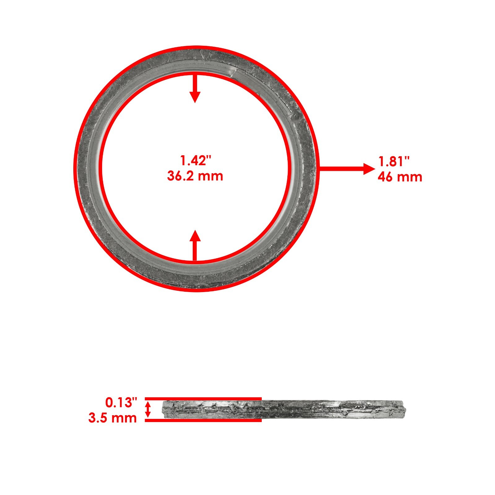 Exhaust Muffler Silencers Pipe Gasket Kit for Can-Am Commander 1000 EFI 2012-17