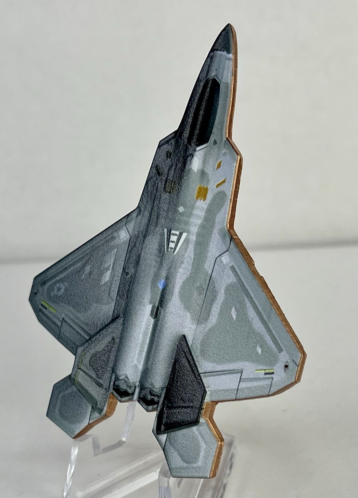 2025 F-22 Raptor Shaped 1 Oz Copper Round Bullion