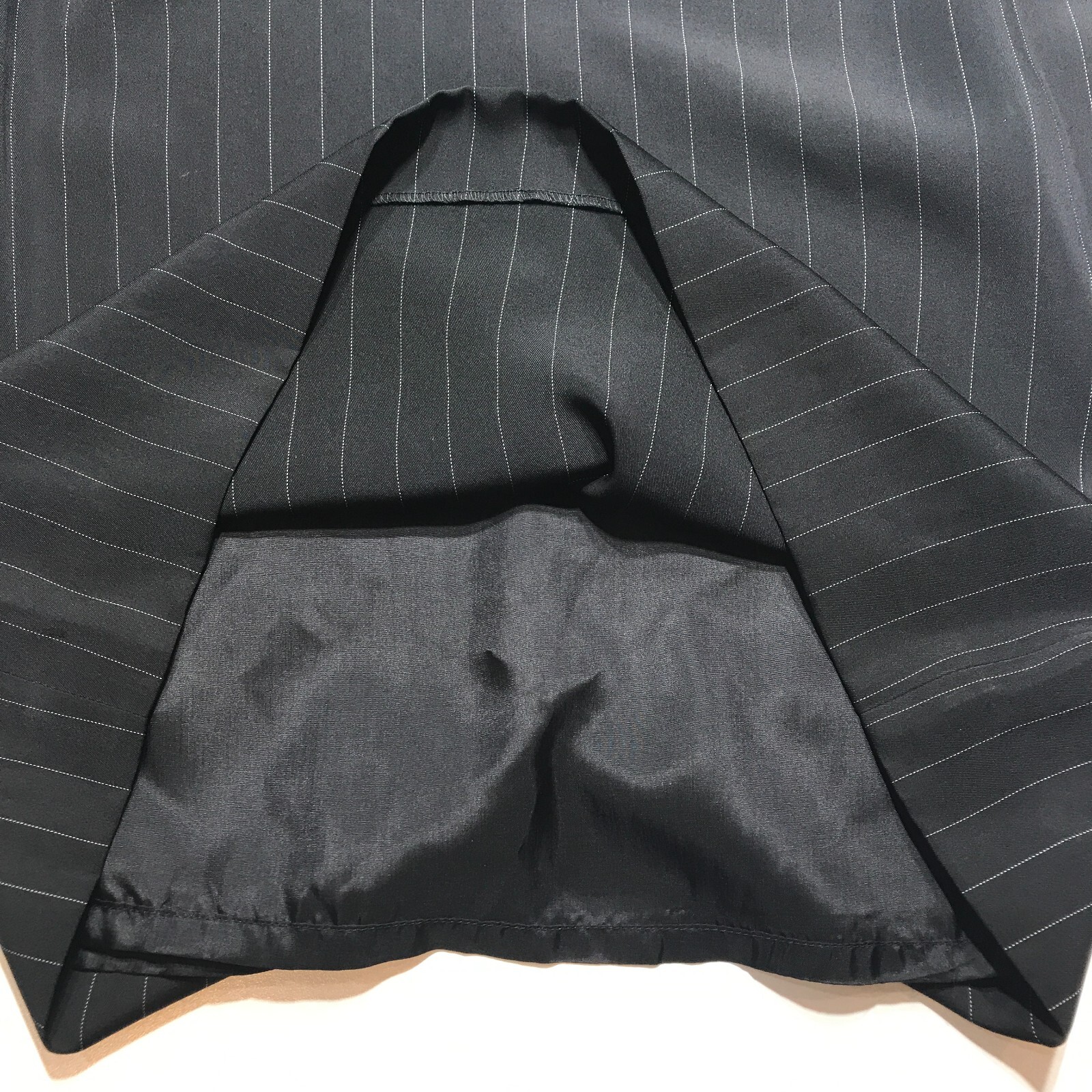 Jones New York Women Black Pinstripe Business Career Classic Modern Skirt Sz 14