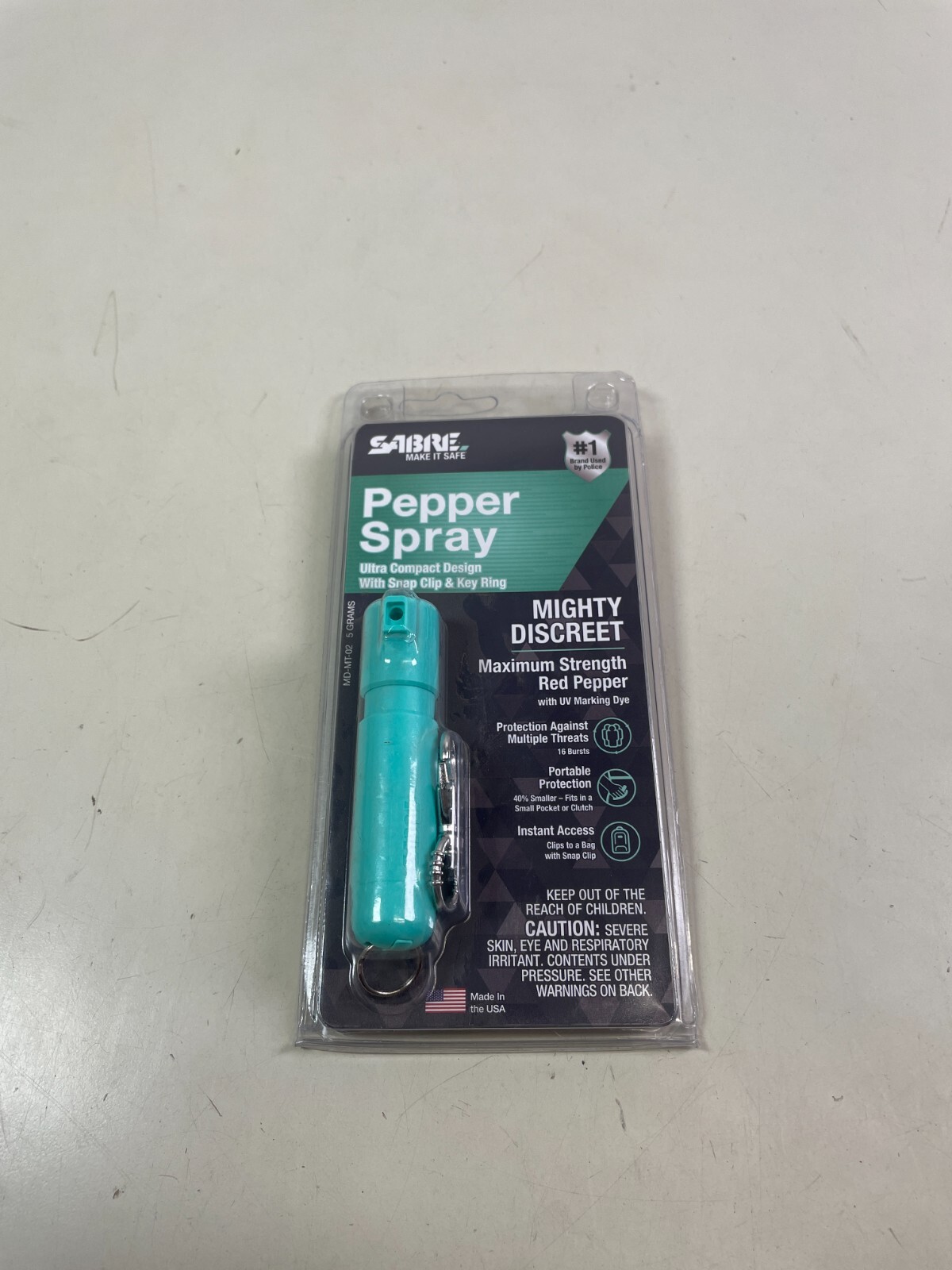 Sabre Mighty Discreet Mini Personal/Self Protection Pepper Spray MD-MT-02