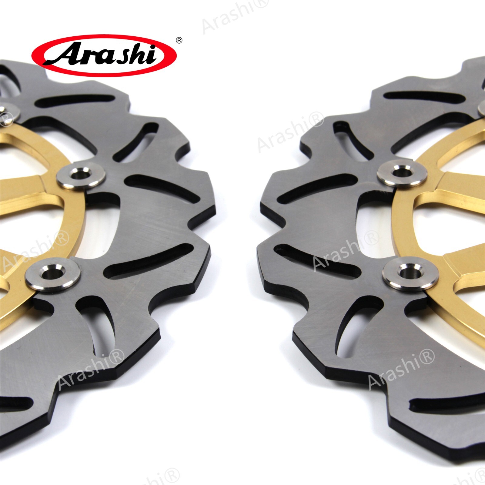 GOLD Front Rear Brake Disc Rotor for Suzuki GSXR1000 2003 2004 GSXR750 2004 2005