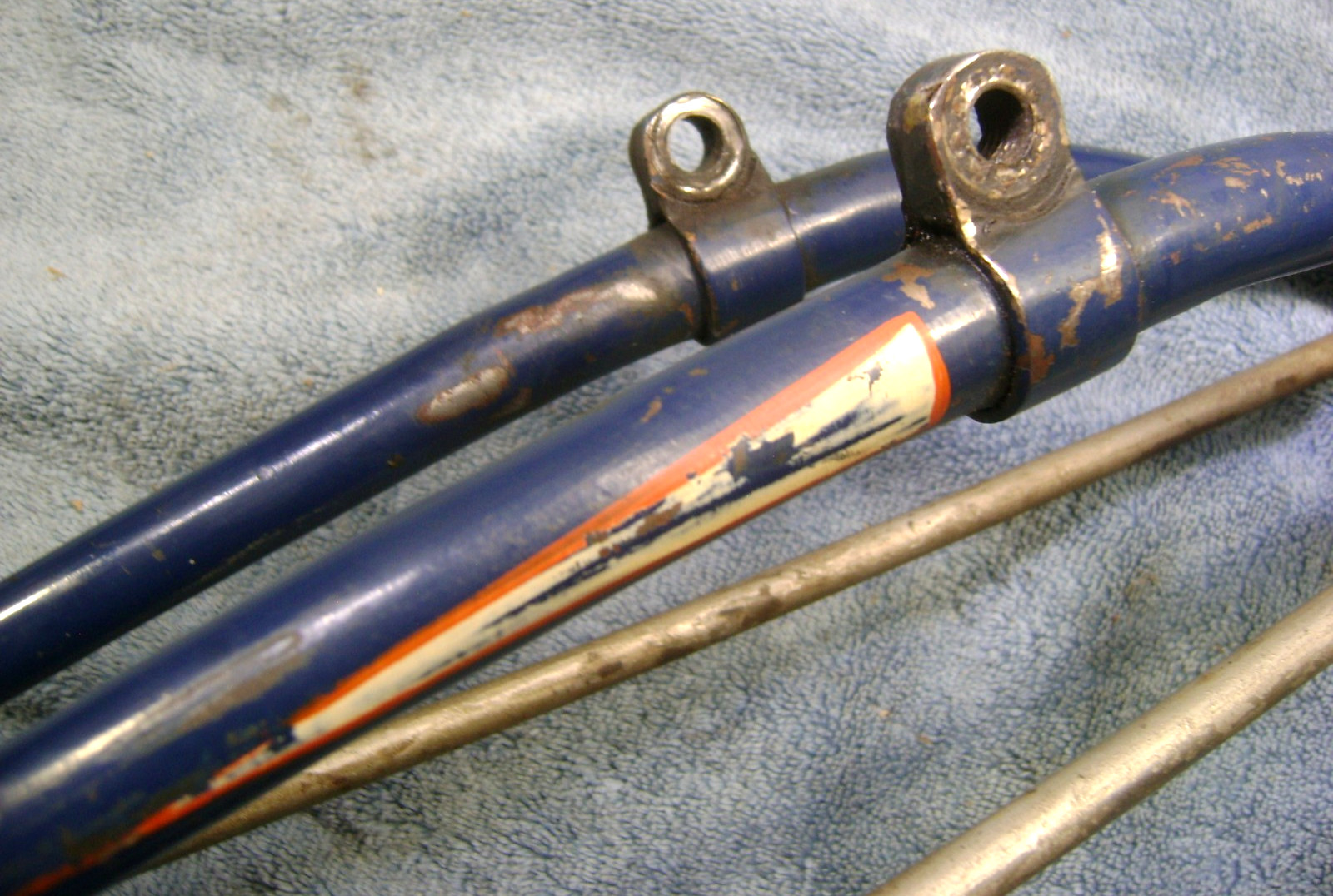 Original Schwinn 26" Springer Fork, with Key Lock, But NO Key