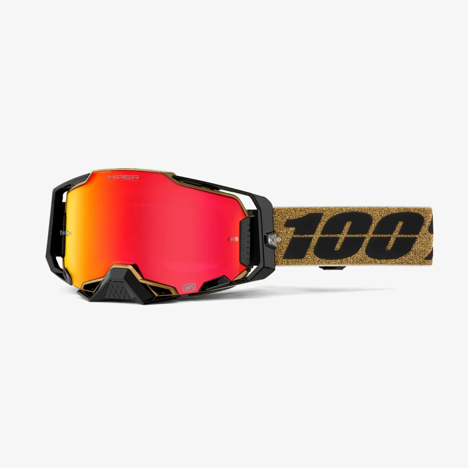 100% Armega Hiper Goggles - Glory w/ Mirror Red Lens