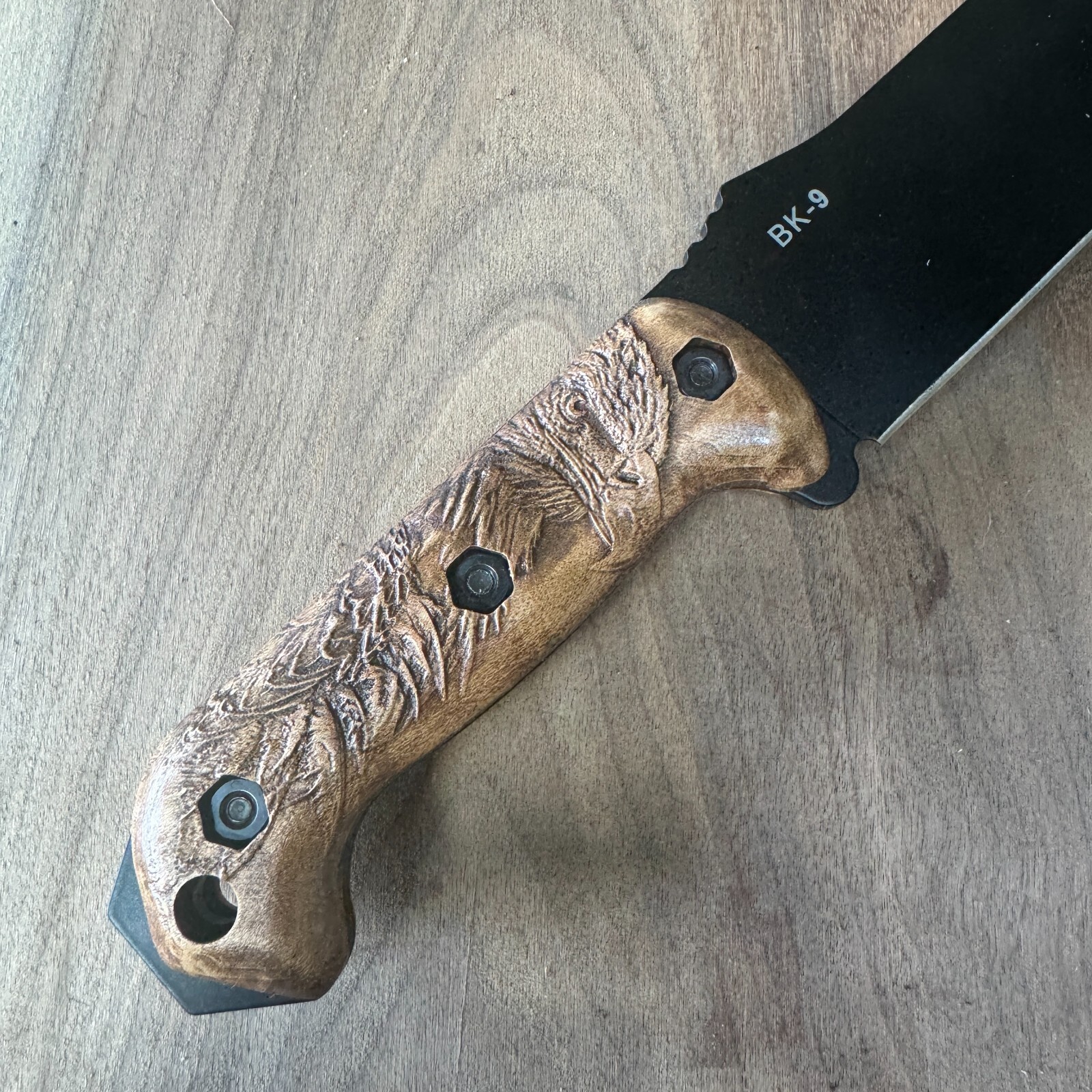 Eagle scales for Ka-Bar Becker bk-2 bk-7 bk-9 / custom scales / made in USA