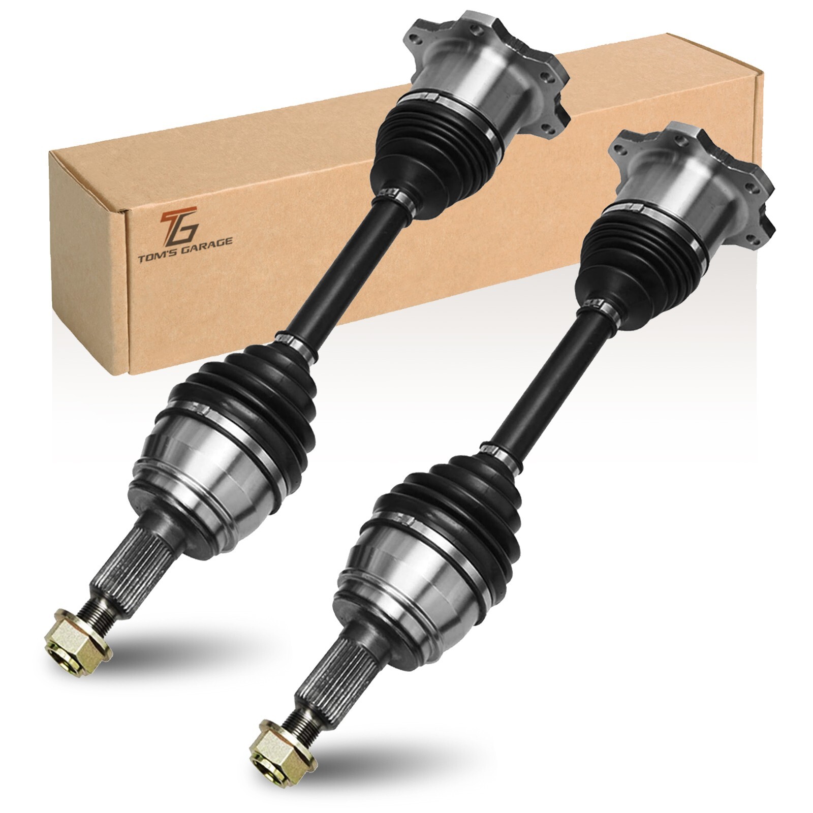 Pair 6-Lug Front CV Axle for Chevy Avalanche Cadillac Escalade ESV EXT 4WD