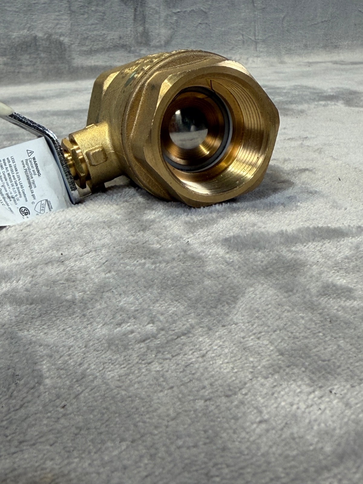 RB Reliabilt Brass Plumbing Ball Valve 1-1/4" Lead Free #0369200