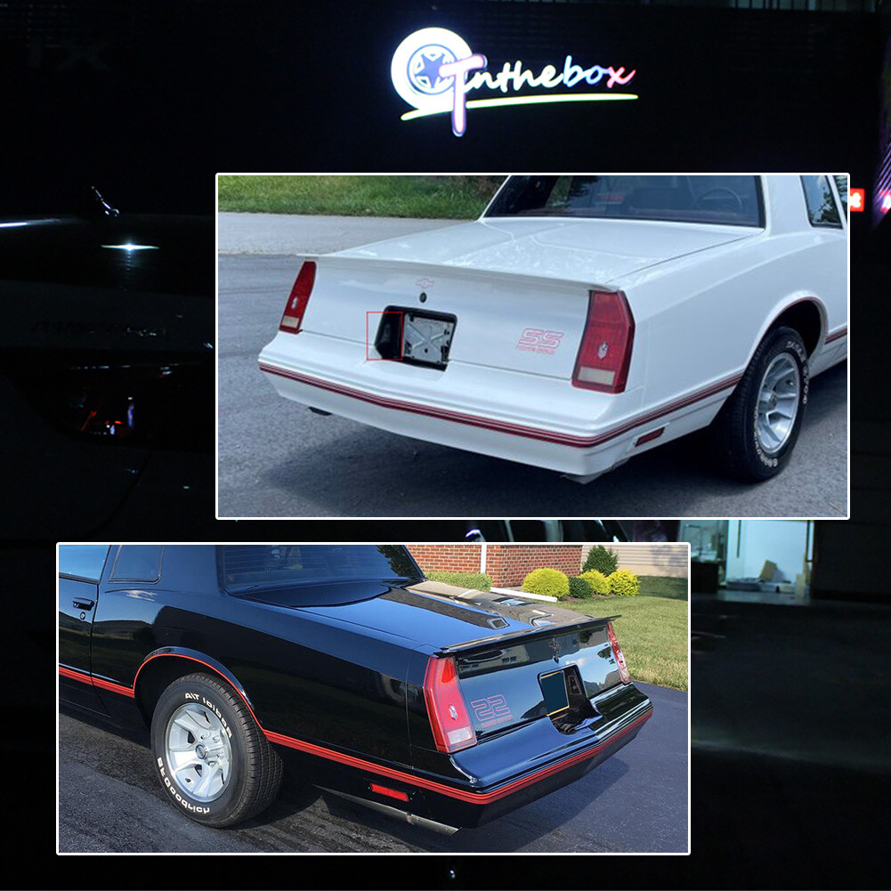 2x Rear License Plate Light Housings for 79-88 NEW Monte Carlo Monte Carlo SS LS