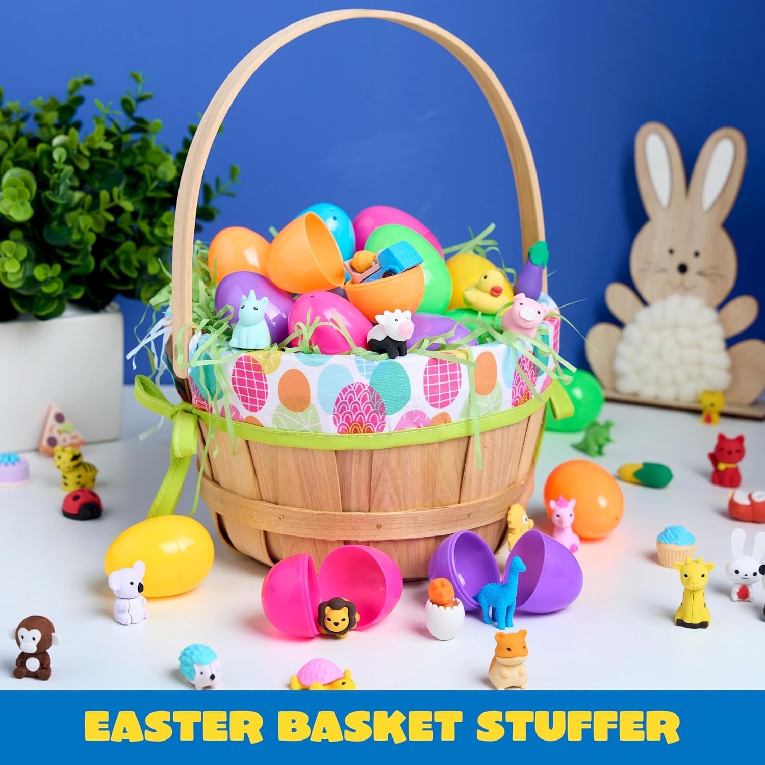 36 Pieces 3D Animal Erasers for Kids, Cute Desk Pets Classroom Rewards Bulk Set!