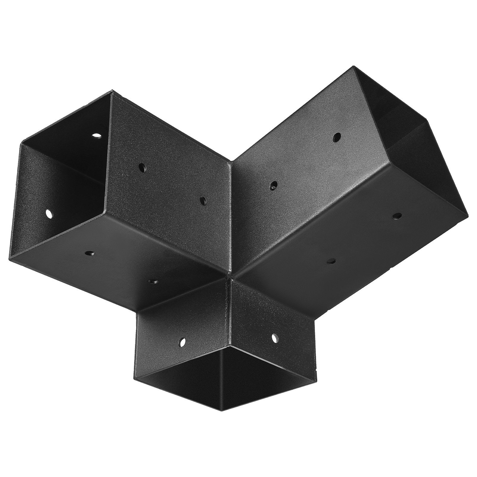 4x4 Inch Pergola Bracket Kit Inner 3.5x3.5 3-Way Slanted Brackets DIY Post