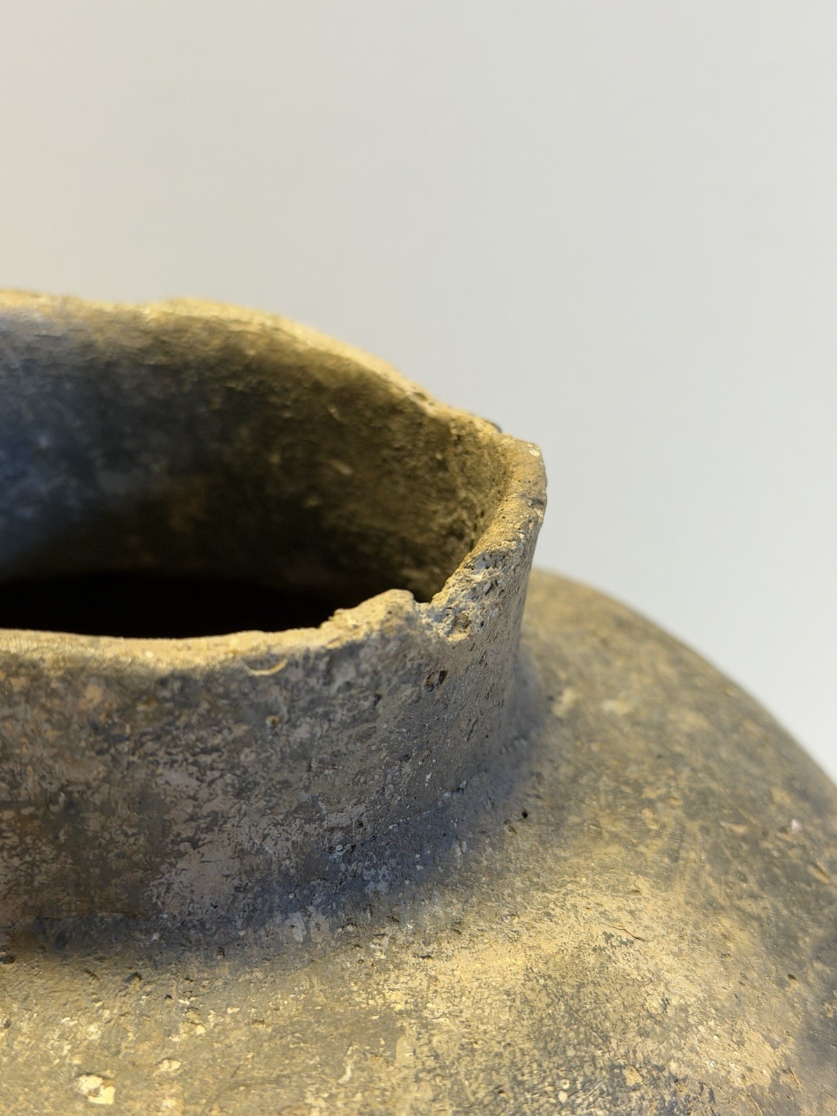 Antique Original Native American Indian Clay Pottery Jug; NICE