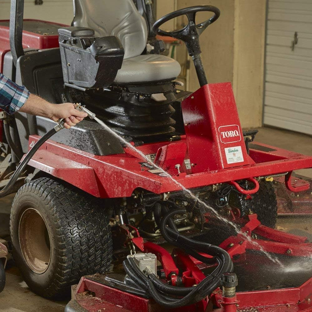 2-Pack Zinc Metal Garden Hose Nozzle, Adjustable Spray