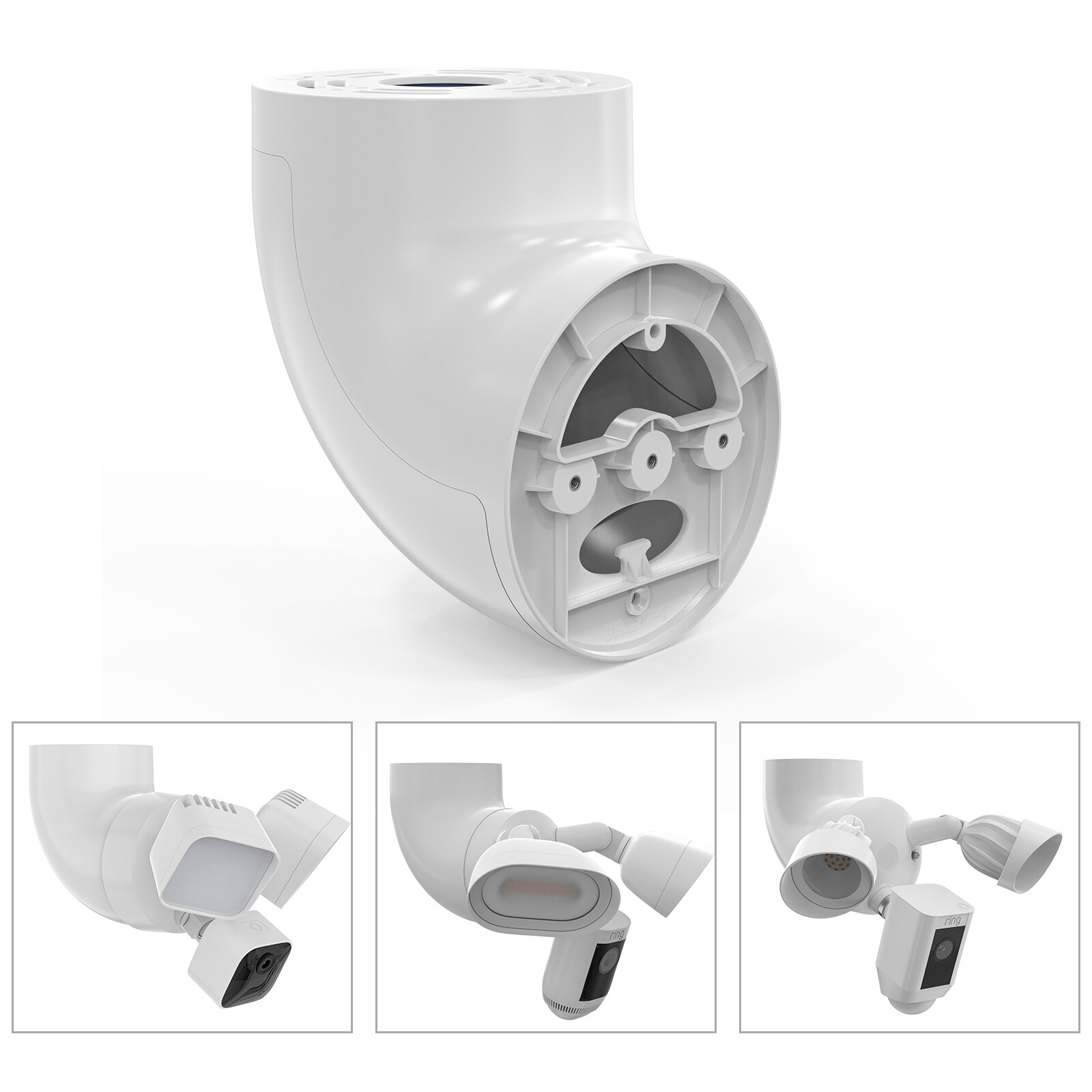 Eave Mount for Ring Floodlight Cam Wired Plus/Pro,Ring Plug-In Mount