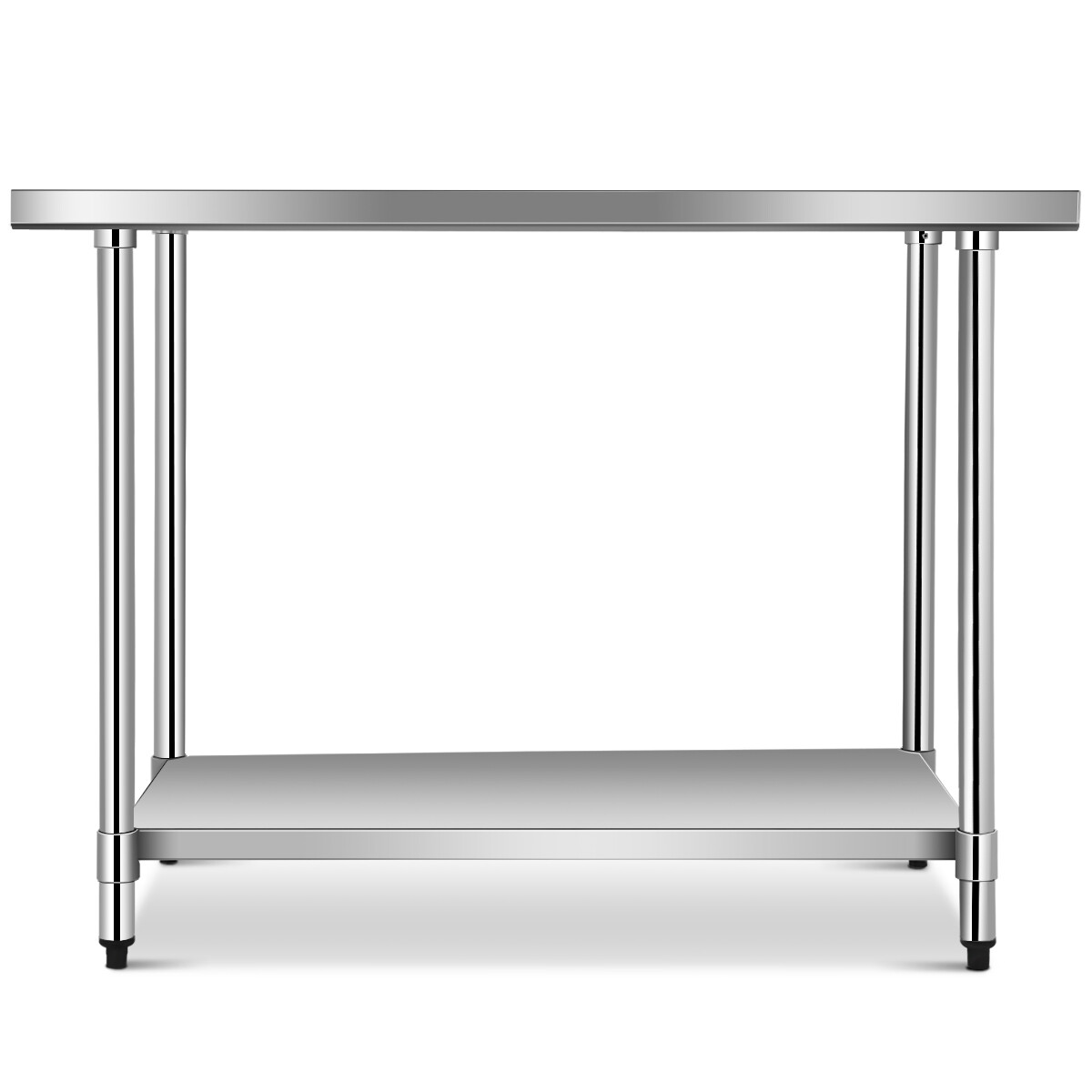 30" x 48" Stainless Steel Food Prep & Work Table Commercial Kitchen Table Silver