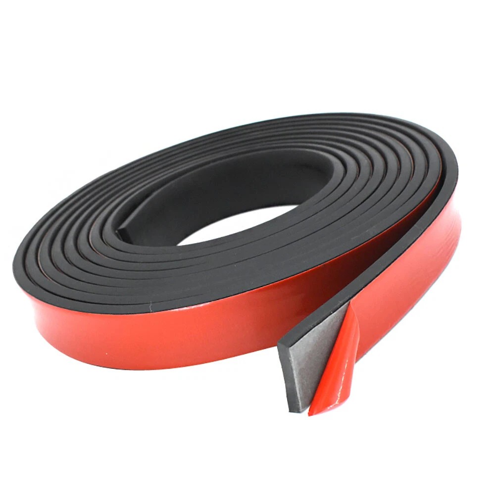 Rubber Strip Self Adhesive Pads Adhesive Backed Solid Seals Gasket Various Sizes