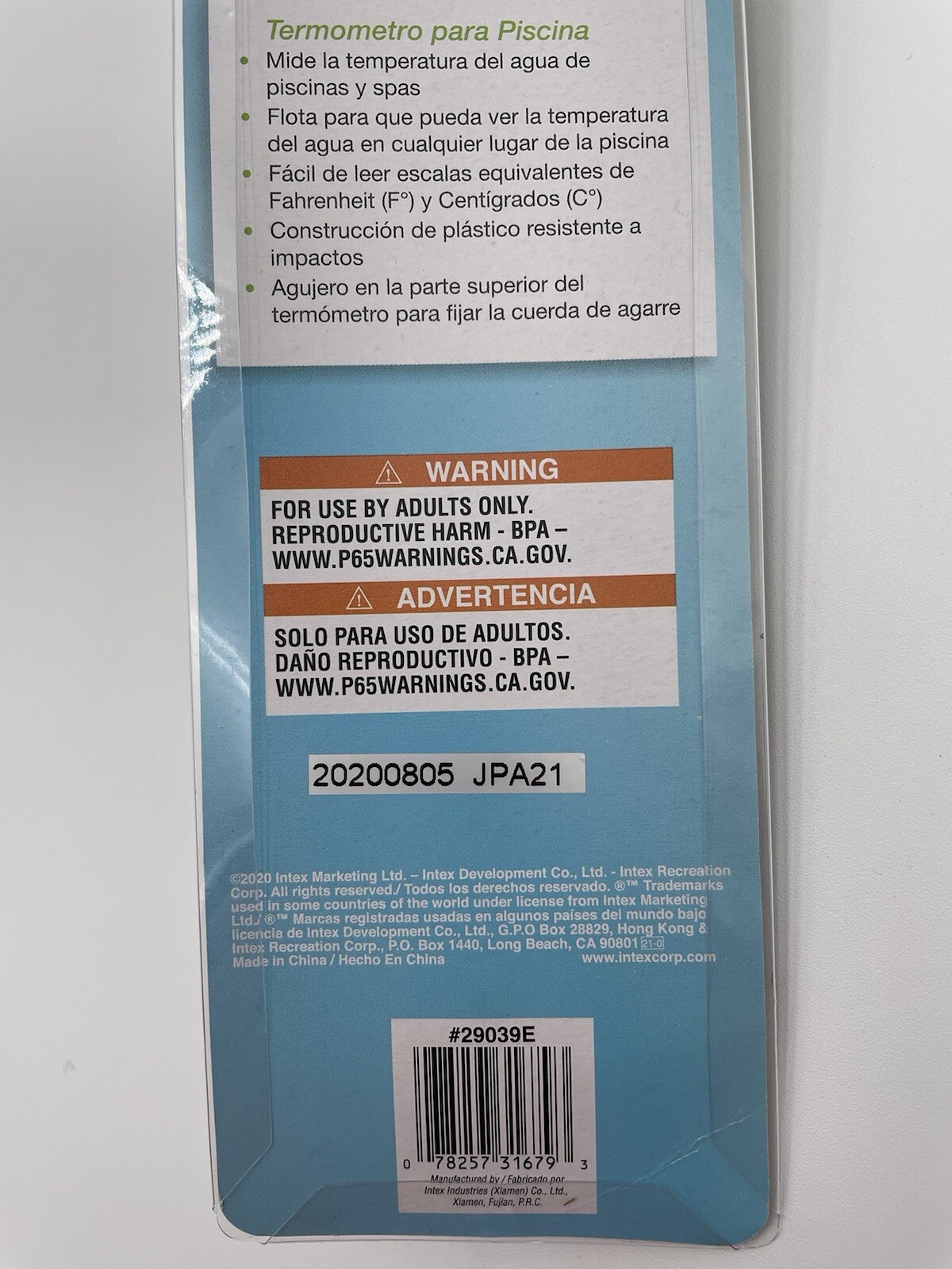 Pool Spa Thermometer Intex Floating Hot Tub White Fahrenheit & Celsius Lot Of 2