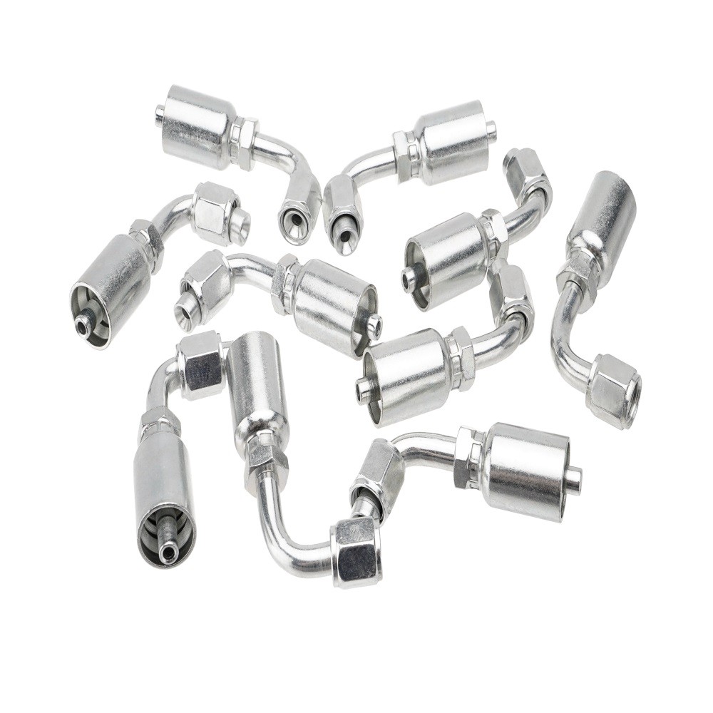 10X 1/2" JIC 37° Female 90° Hydraulic Hose Fittings For 1/2" I.D. Hydraulic Hose