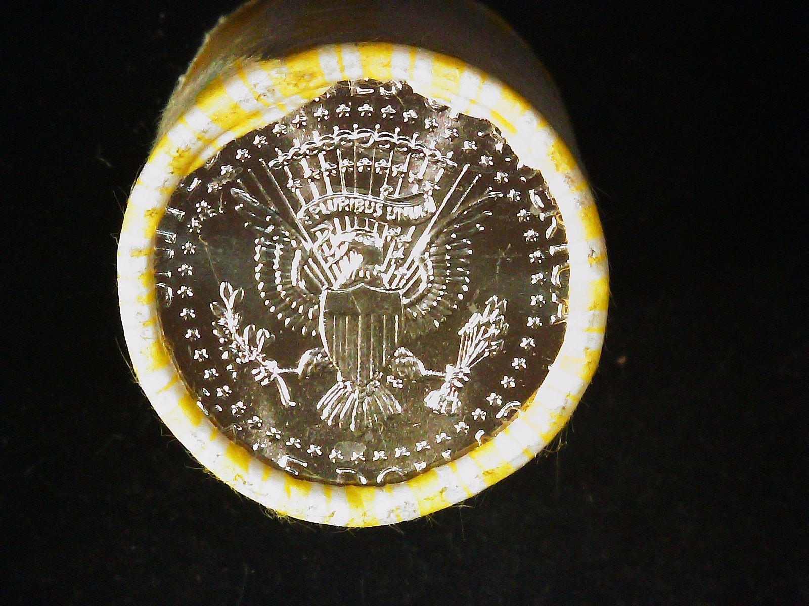 2025-D Kennedy Half Dollar Roll BU (1). Heads/Tails.