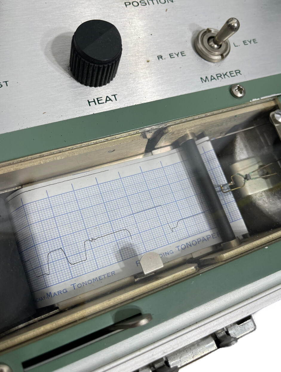 Vintage Biotronics Mackay Marg Electronic Tonometer Model 11 Mid-Century Medical
