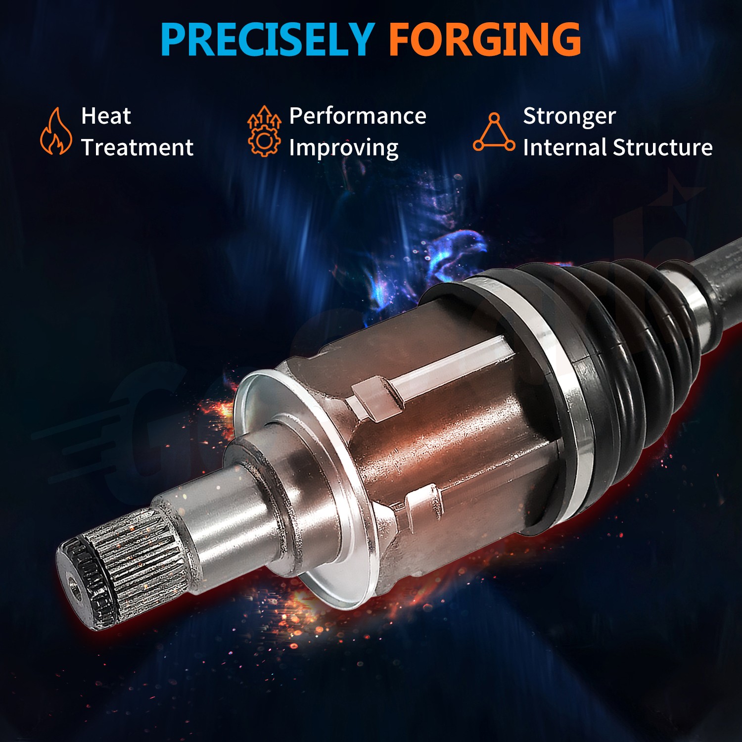 Front Driver &Passenger Side CV Axle for 2013-2016 Dodge Dart 2.0L 2.4L FWD Auto