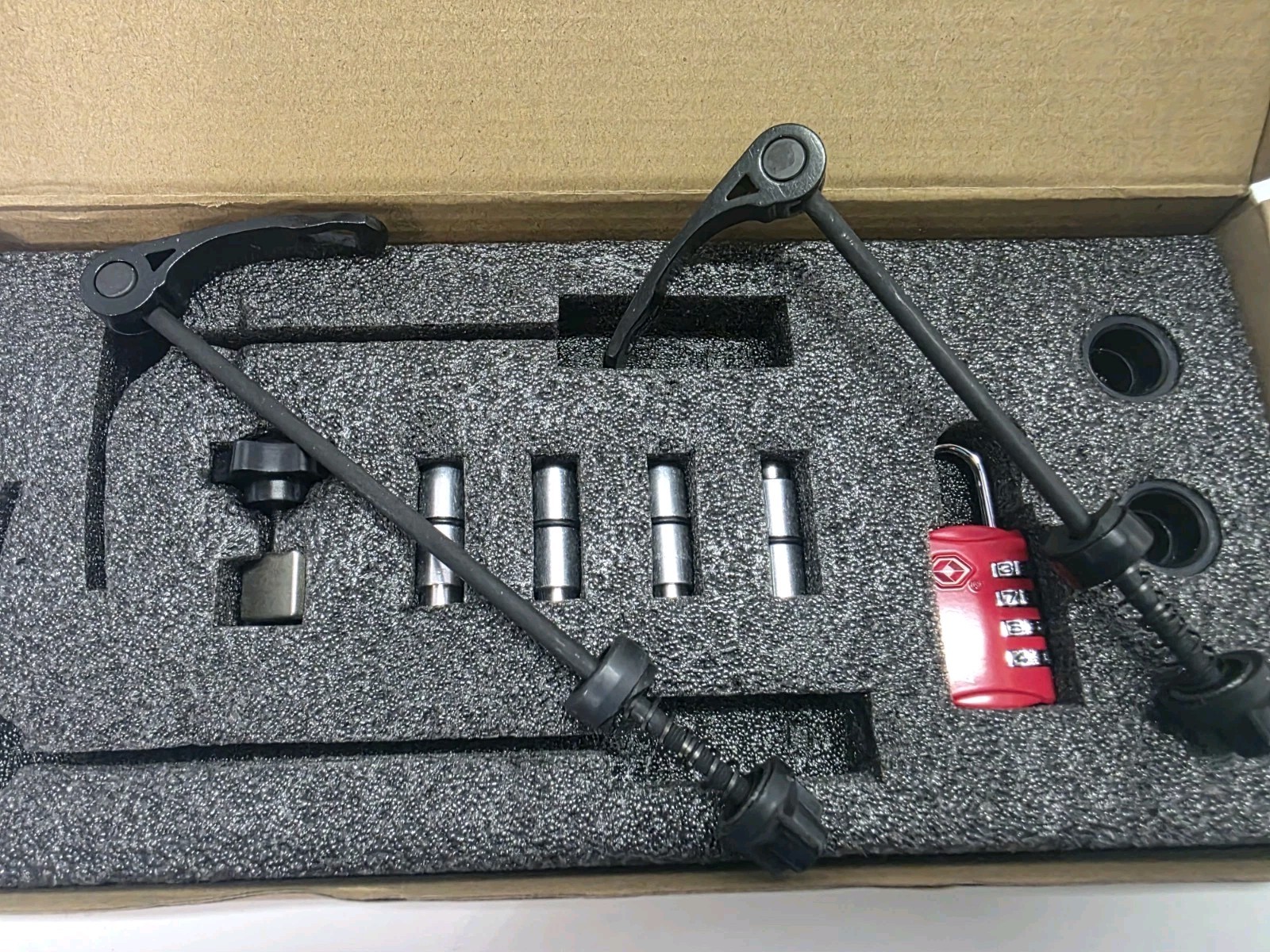 SCicon Aerocomfort 3.0 ROAD Accessories set quick release, lock, Adapters, New